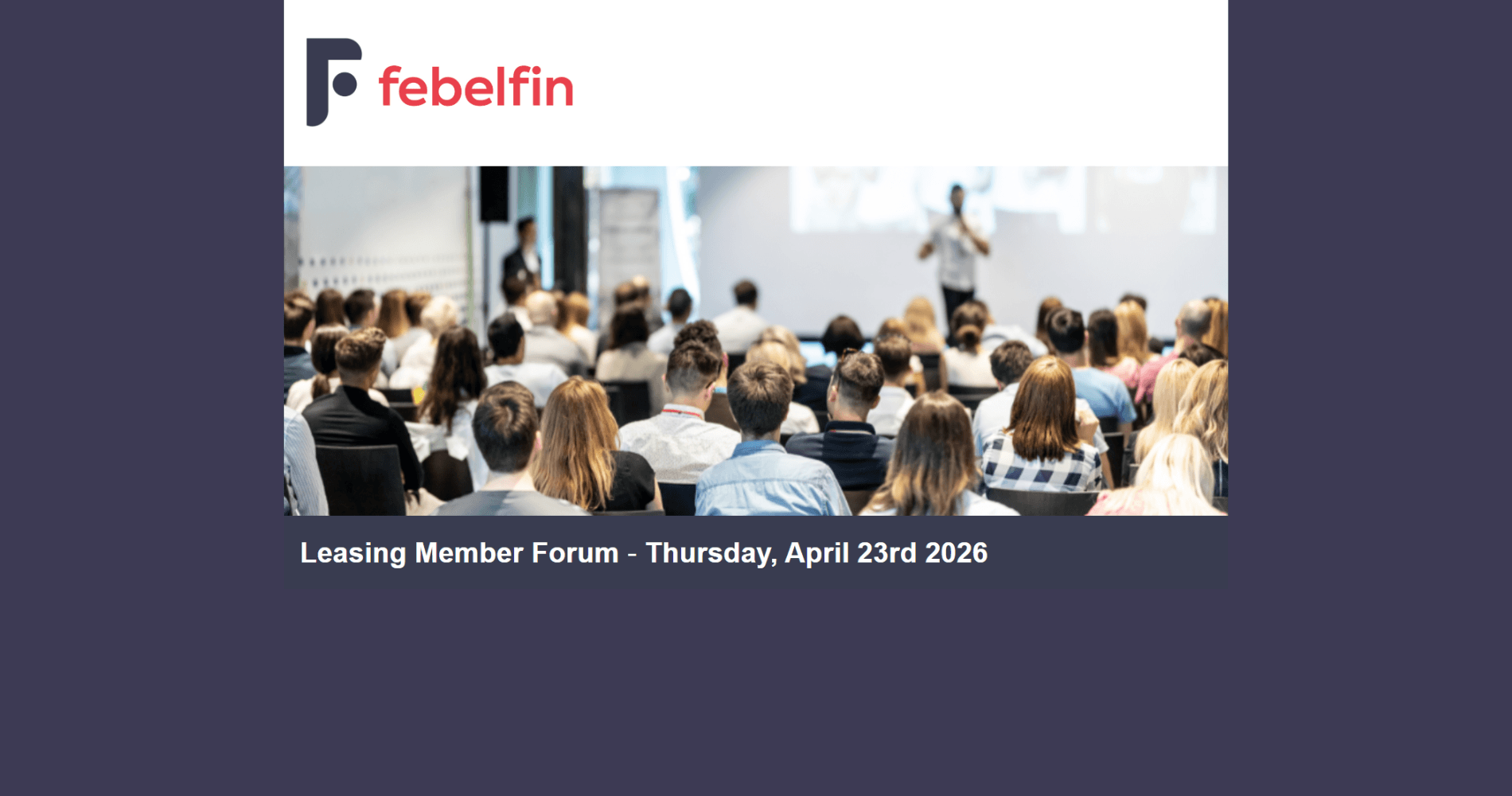 Codix at Febelfin Leasing Member Forum 2026